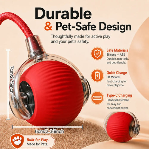 Smart Interactive Rolling Dog Ball
